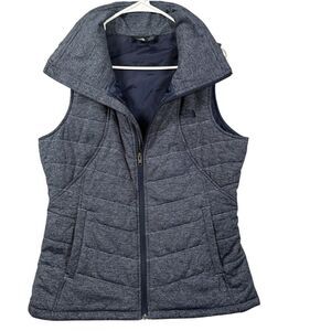 Women's Gray Quilted Vest